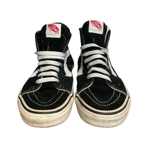 Vans Sk8-Hi Old Skool Black White Suede Men’s 6